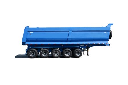 5 axles tipping truck dump trailer