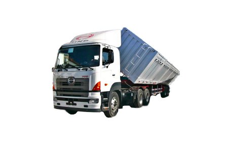 Tri-axle side dump trailer