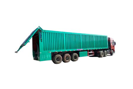50 tons live bottom dump trailer with conveyor belt