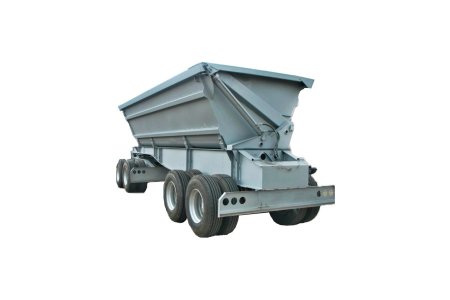 Truck and trailer super-link A-Train & B-Train Side dump trailer